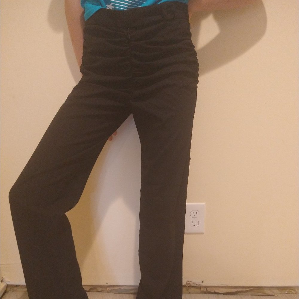 Catherine Malandrino black wool pants 10